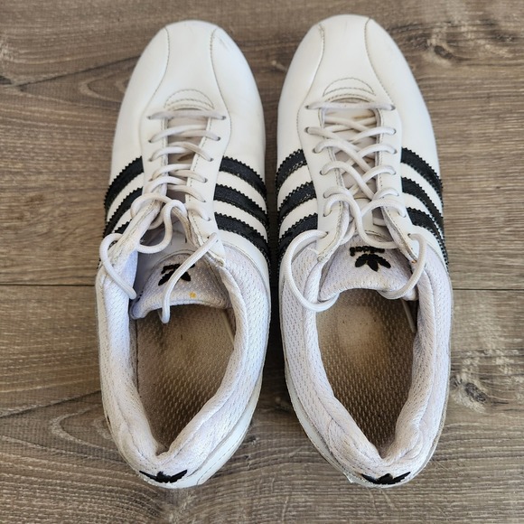 2007 Adidas Goodyear Womens Driving Racing Sneaker Shoes White Black Size 7 READ - Picture 6 of 13